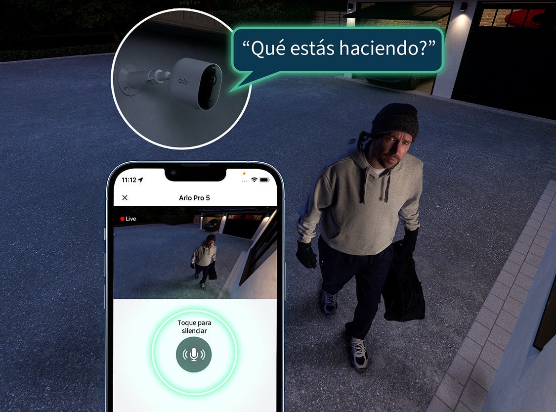  Una comparación de la batería entre las cámaras de seguridad Arlo Pro 4 y Pro 5 con una duración de la batería de +30% con la Pro 5