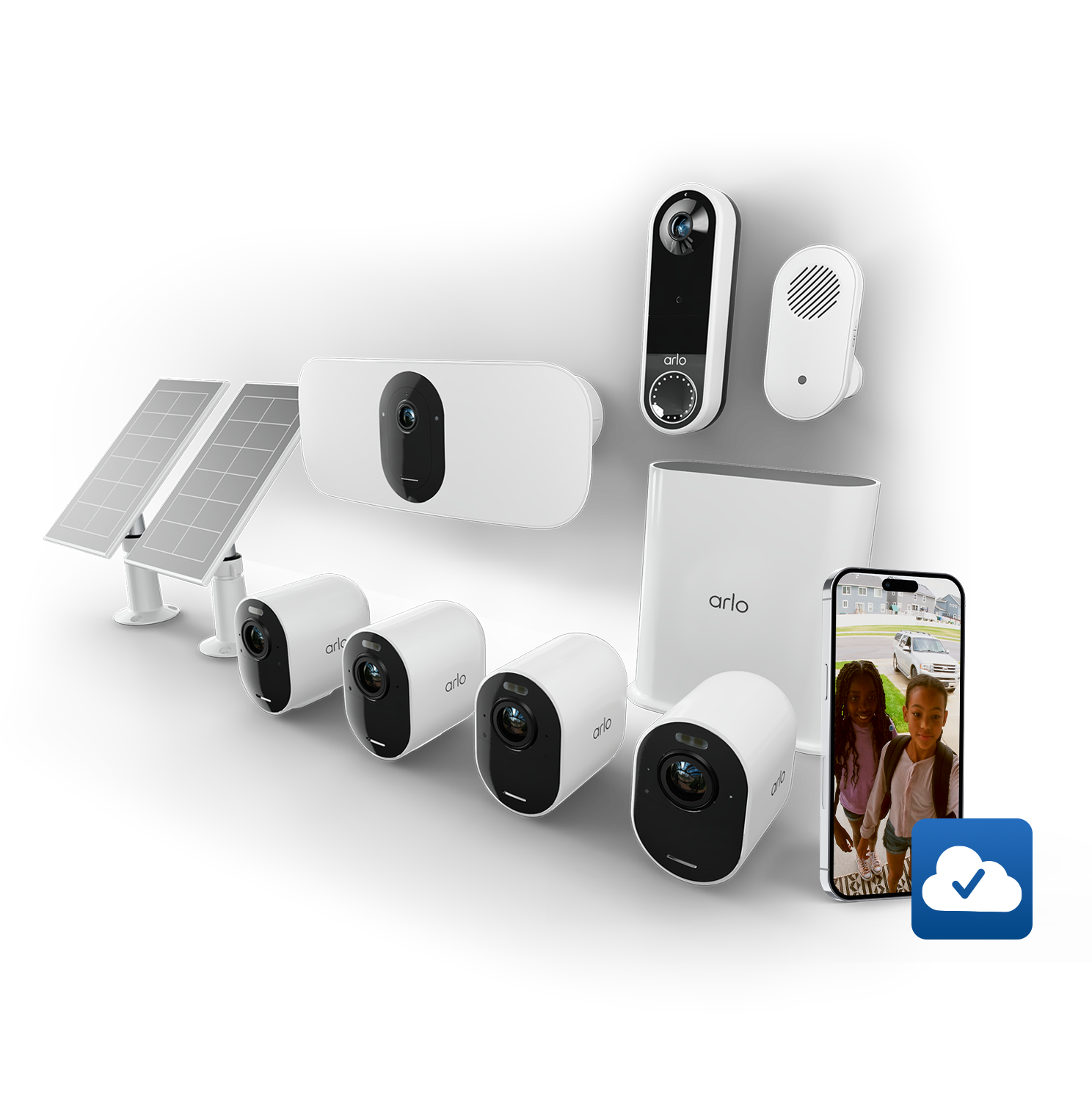 Ultimate Home Security Kit with 12 Months Cloud Storage